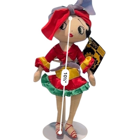 Betty Boop Flamenco Dancer Rag Doll - Picture 3 of 5